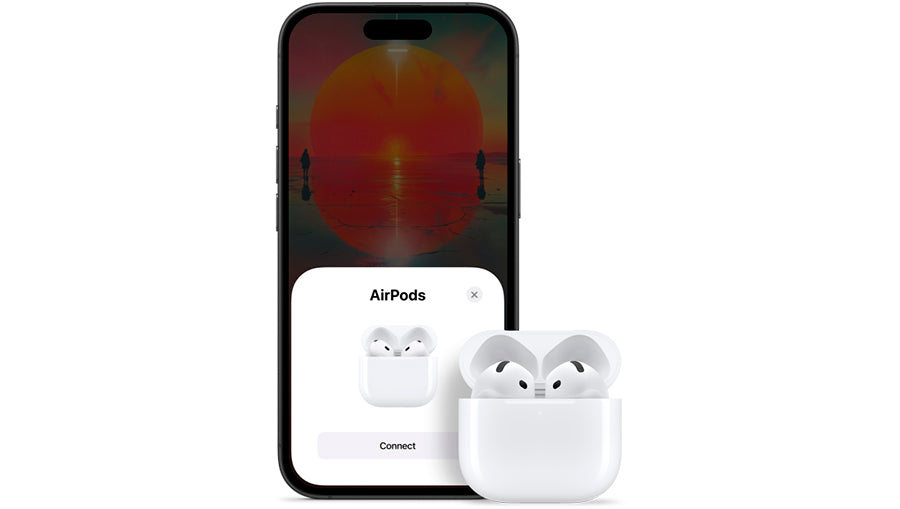 AirPods 4 Bluetooth with Active Noise Cancellation (White)