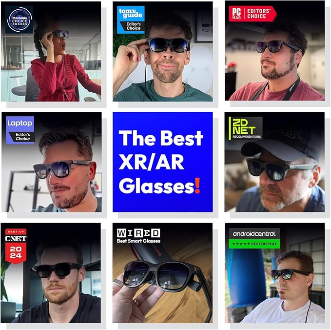Pro 2 XR/AR VIRTURE Glasses for Gaming XR, Travel and Work, 146 Inch |