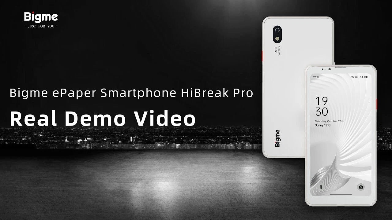 E - INK - Phone Hi-Break Pro 6.13" E-paper Cell Phone 8+256 GB Android 14 OS Smart Phone,5G Dual SIM, GPS