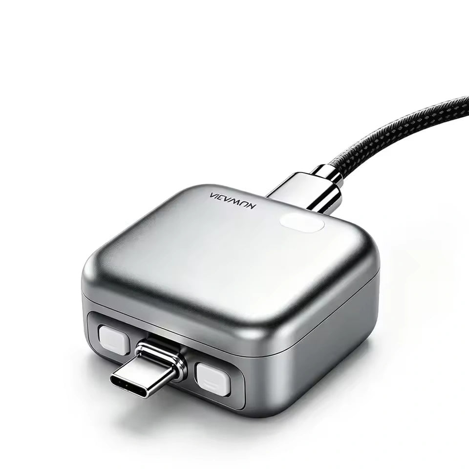 Auto Disconnect Charging Adapter 140w Smart Auto Stop Charging Protector for & Physical Power Breaker to Overcharging High Wattage Cable Guard