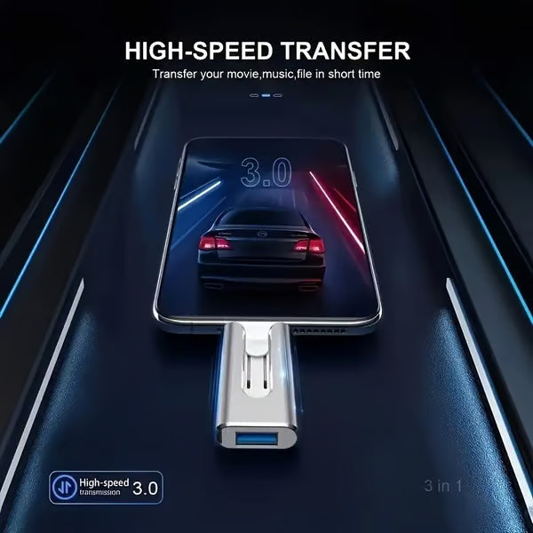 3 in 1 Portable High Speed USB 3.0 Memory Storage for iPhone iPad & Computer, USB 3.0 Portable Storage Device with Lightning Connector (64, GB)-u-disk-7-1-10-2-2