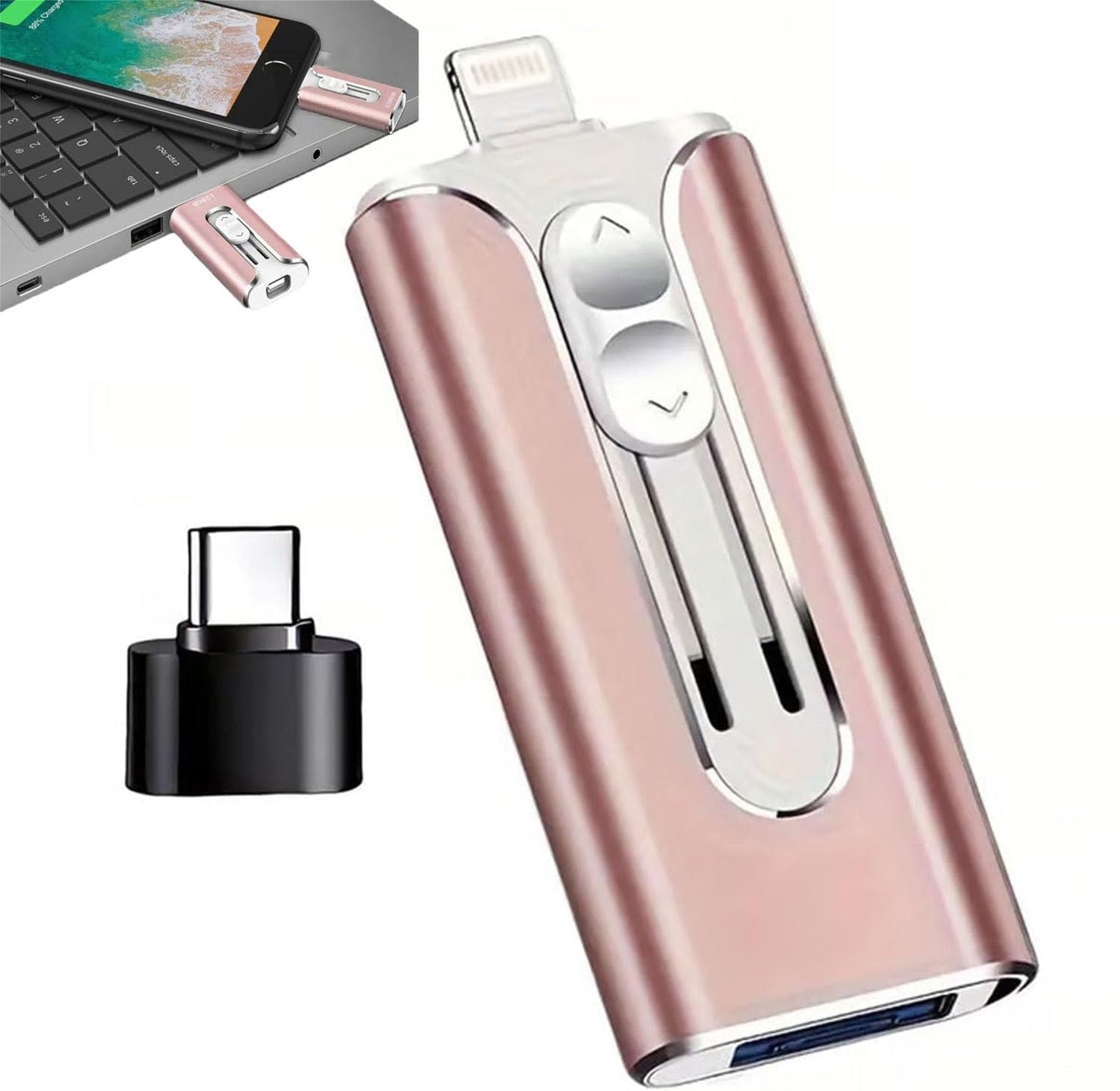 3 in 1 Portable High Speed USB 3.0 Memory Storage for iPhone iPad & Computer, USB 3.0 Portable Storage Device with Lightning Connector (64, GB)-u-disk-7-1-10-2-2