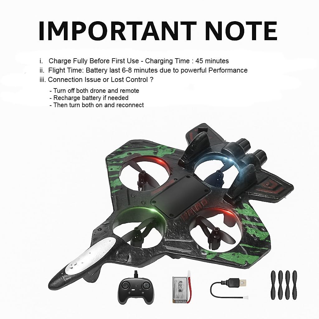 Rc Glider Flying Toy With Light Jet Airplane 2.4G EPP Stunt Remote Control Foam Fighter Plane