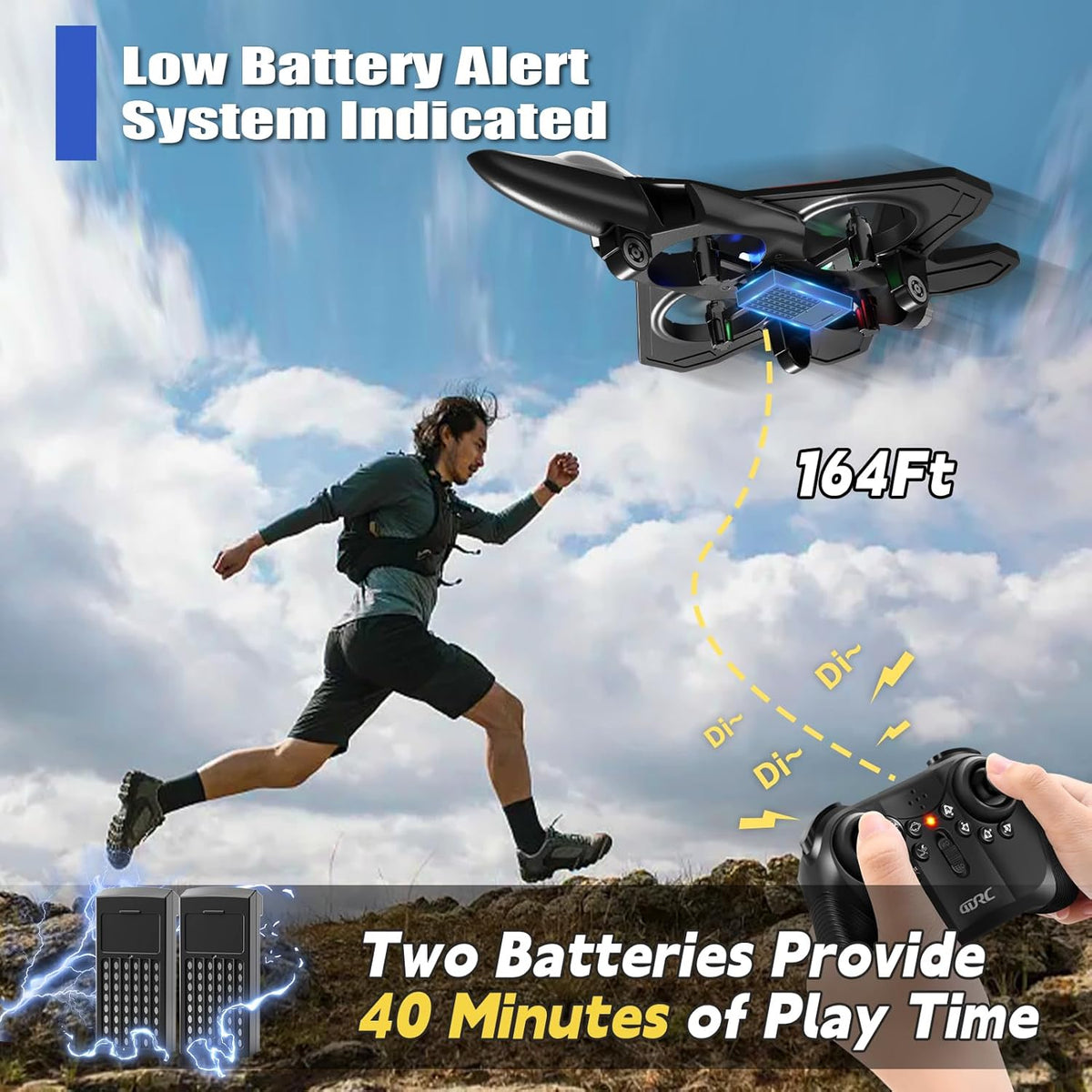 Rc Glider Flying Toy With Light Jet Airplane 2.4G EPP Stunt Remote Control Foam Fighter Plane