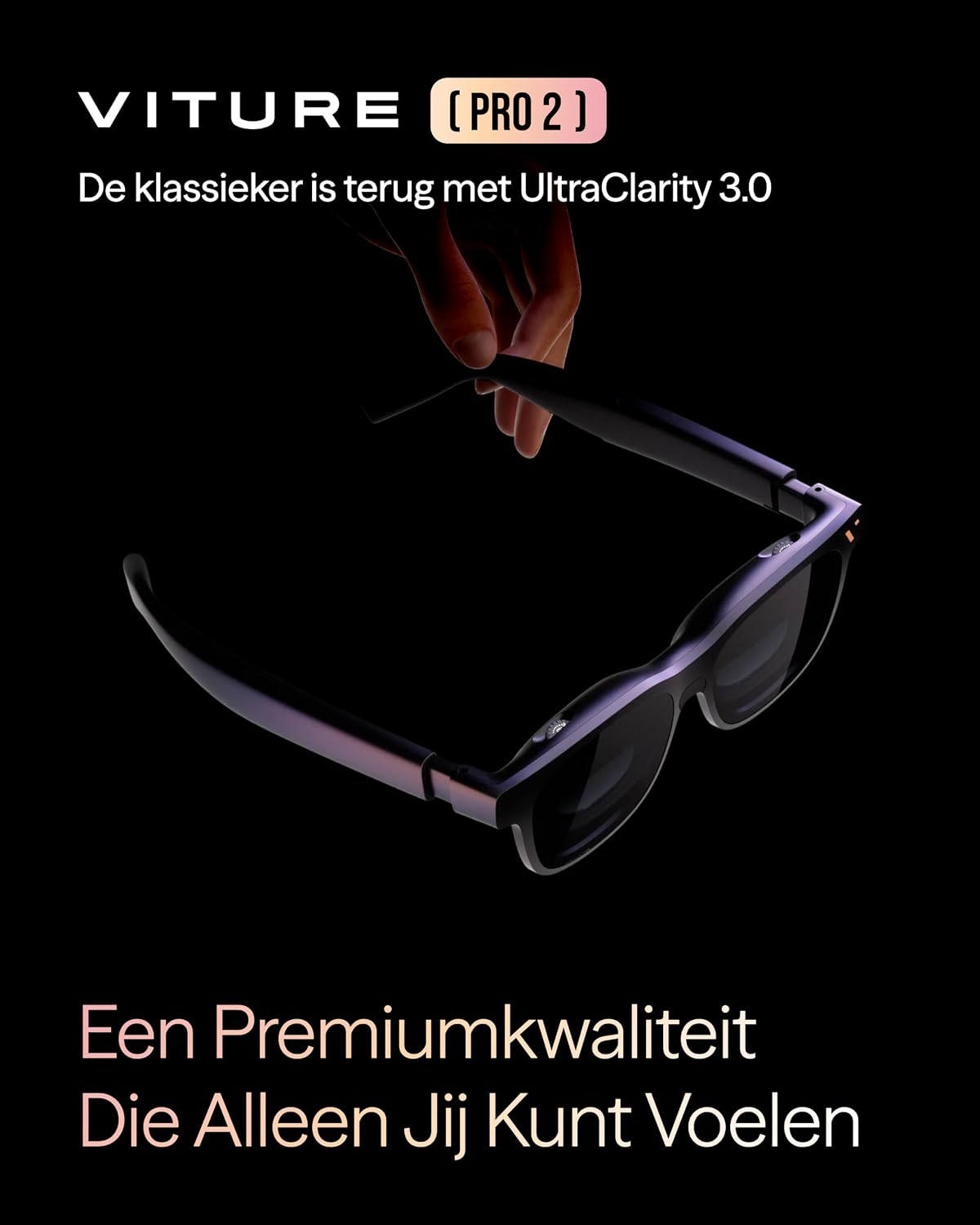 Pro 2 XR/AR VIRTURE  Glasses for Gaming XR, Travel and Work, 146 Inch |