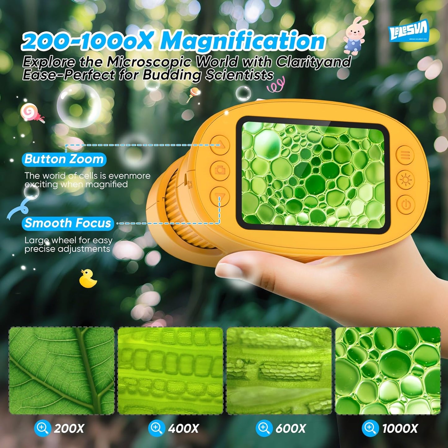 4K HD Digital Pocket Microscope Camera – Explore the Invisible World in Stunning Detail