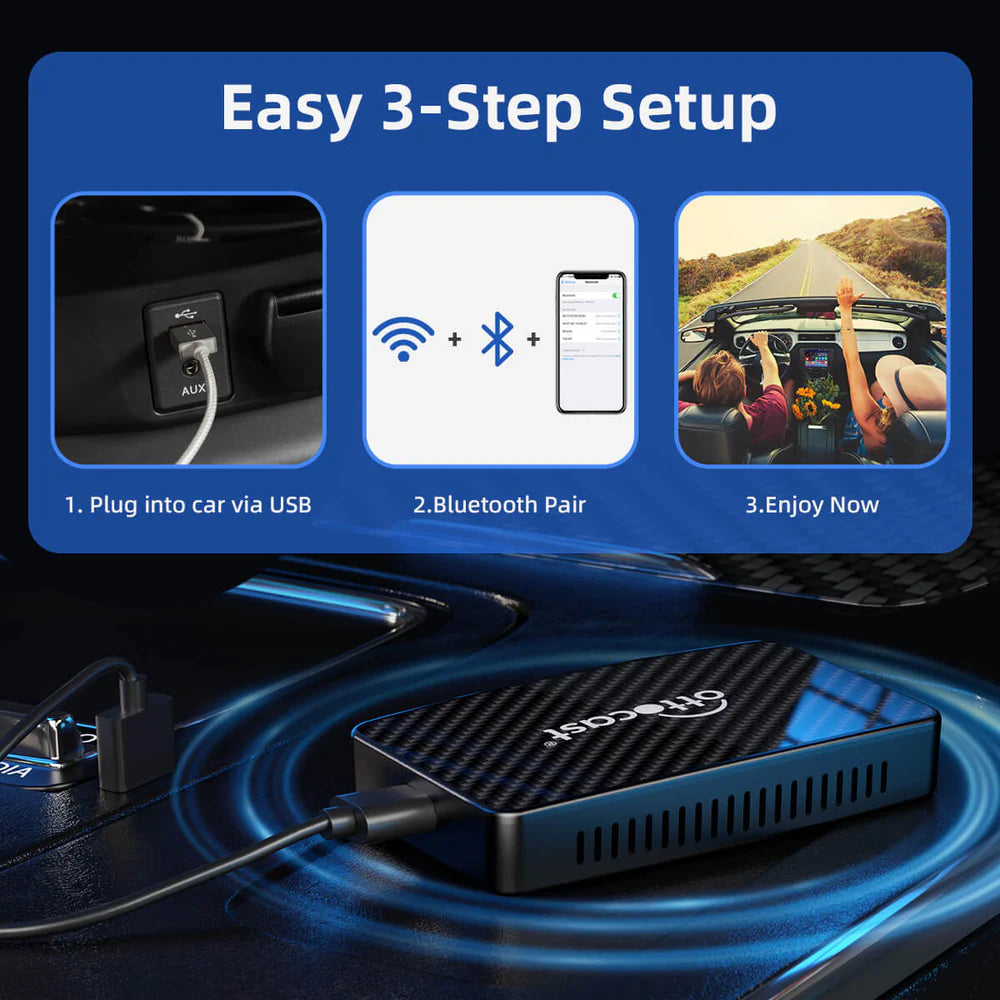 AI Ultimate Upgrade Tbox UHD Android 13 A'pple CarPlay AI Box with HD Output