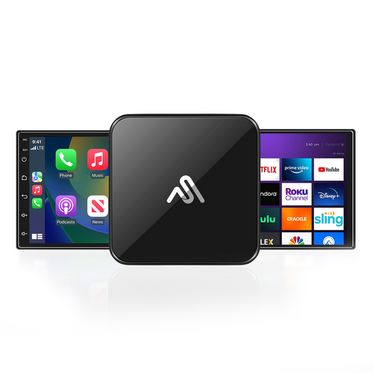 Auto_Sky CarPlay TV Adapter – Convert Any Wired CarPlay to Wireless CarPlay - Plug in a TV Stick to Stream Netflix, YouTube, and More