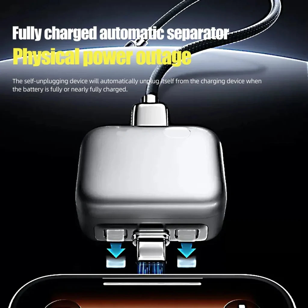 Auto Disconnect Charging Adapter 140w Smart Auto Stop Charging Protector for & Physical Power Breaker to Overcharging High Wattage Cable Guard