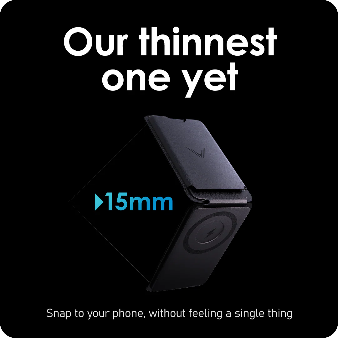 5 in 1 Smartest Mag-Safe Atlas Wallet and Stand iphone / Android
